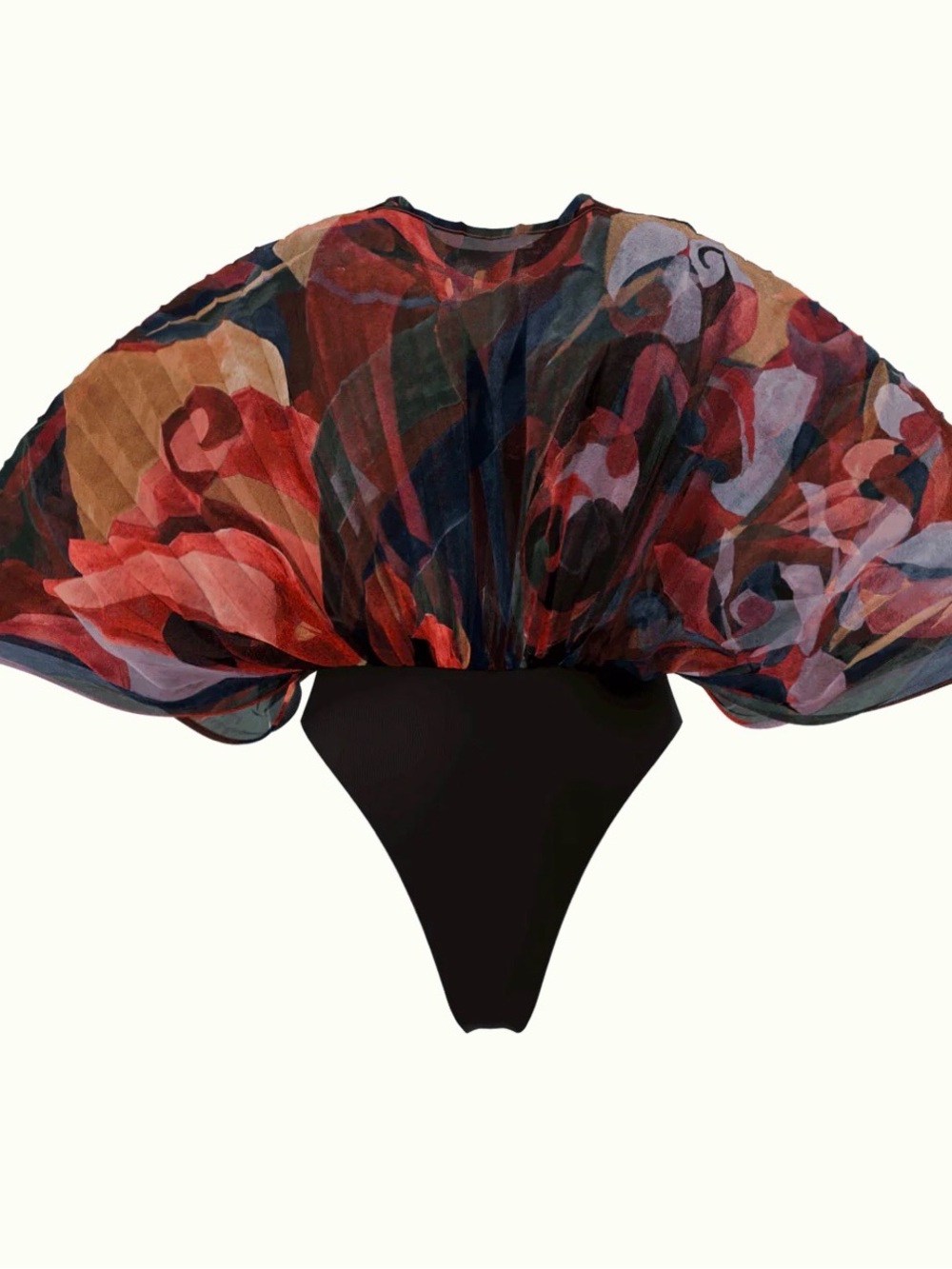 Andrea lyamah SOMBRA BODYSUIT - LEWE Multicolor Top - Picture 4 of 7